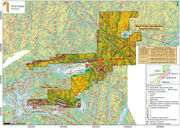 First Class Metals FCM increases strike length and potential at West Pickle Lake ...